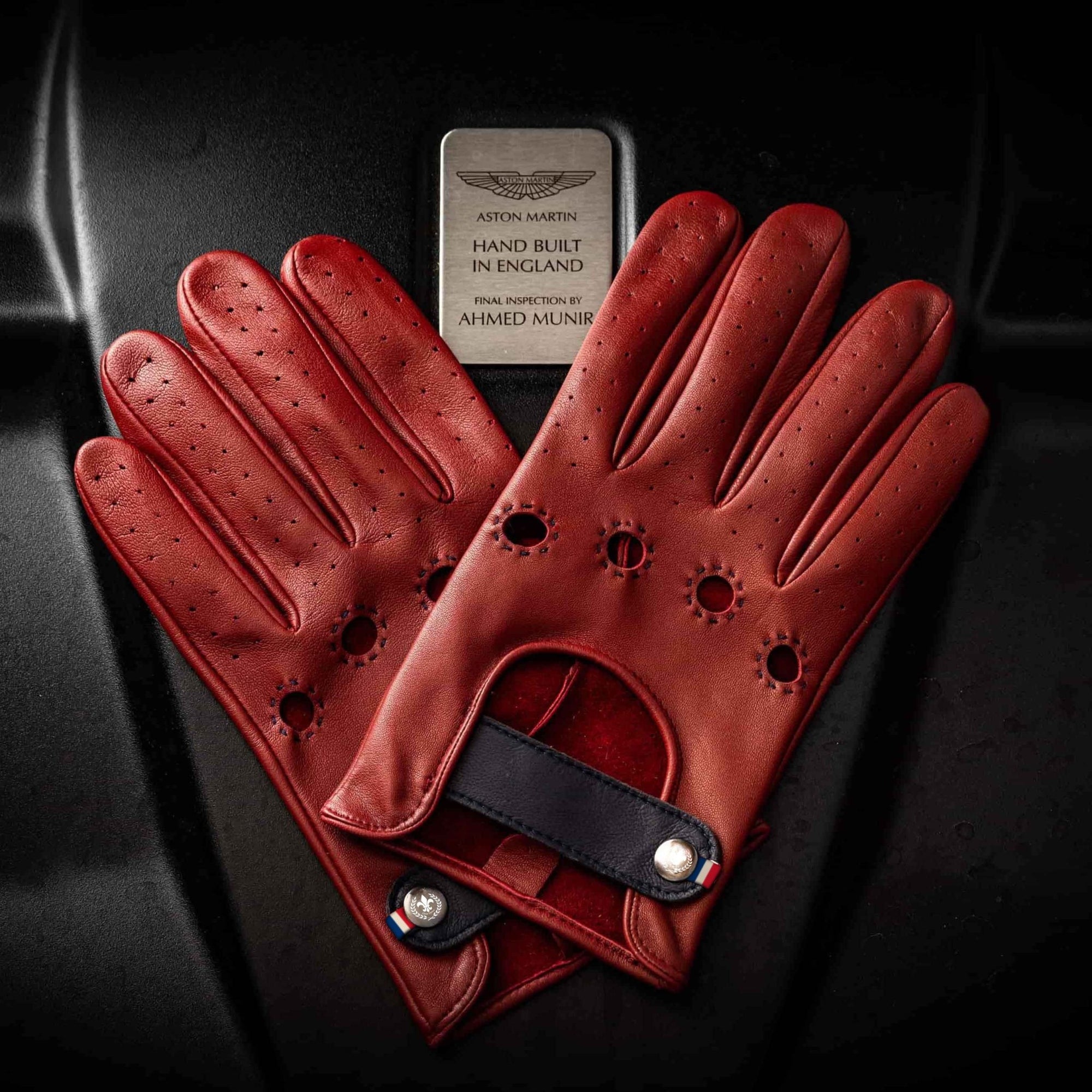 Burgundy Heritage Shifter - Driving gloves - Elite Drive